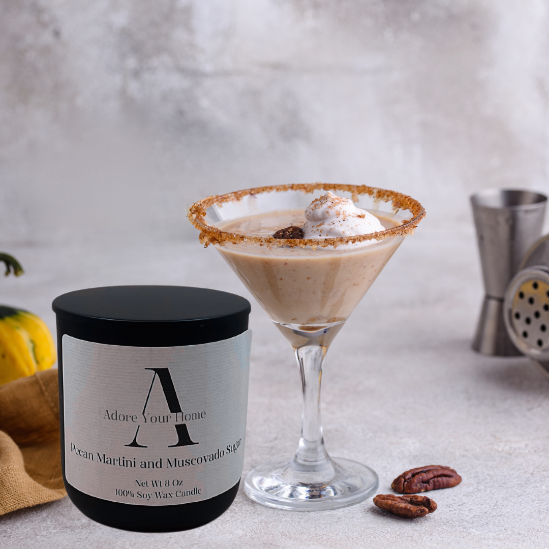 Pecan Martini and Muscovado Sugar