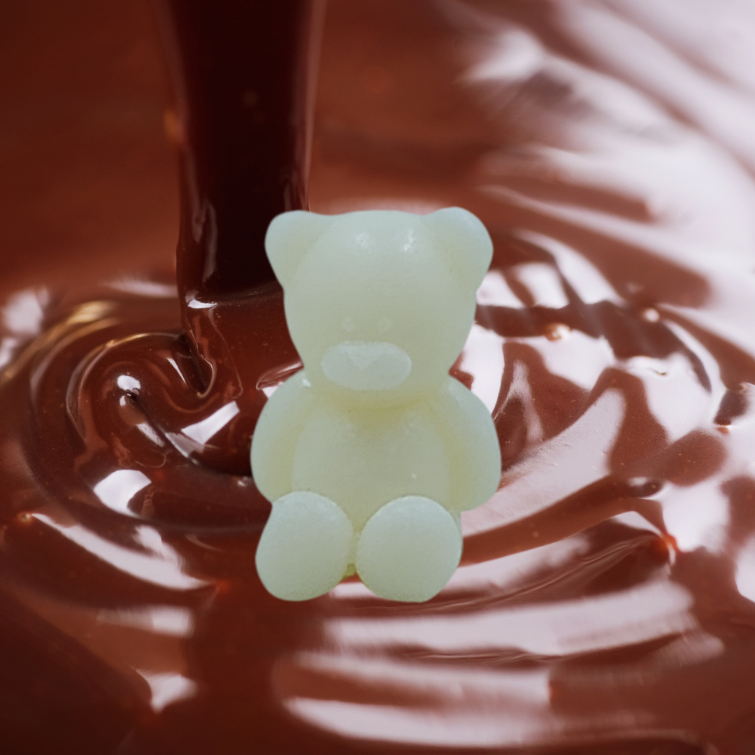 Cocoa Ganache and Vanilla Truffle Bear Wax Tart